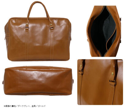 本革 ボストンバッグM  オイルスムース【名入れ☆ロゴ入れ☆全面プリントも対応】日本製 - 画像 (3)